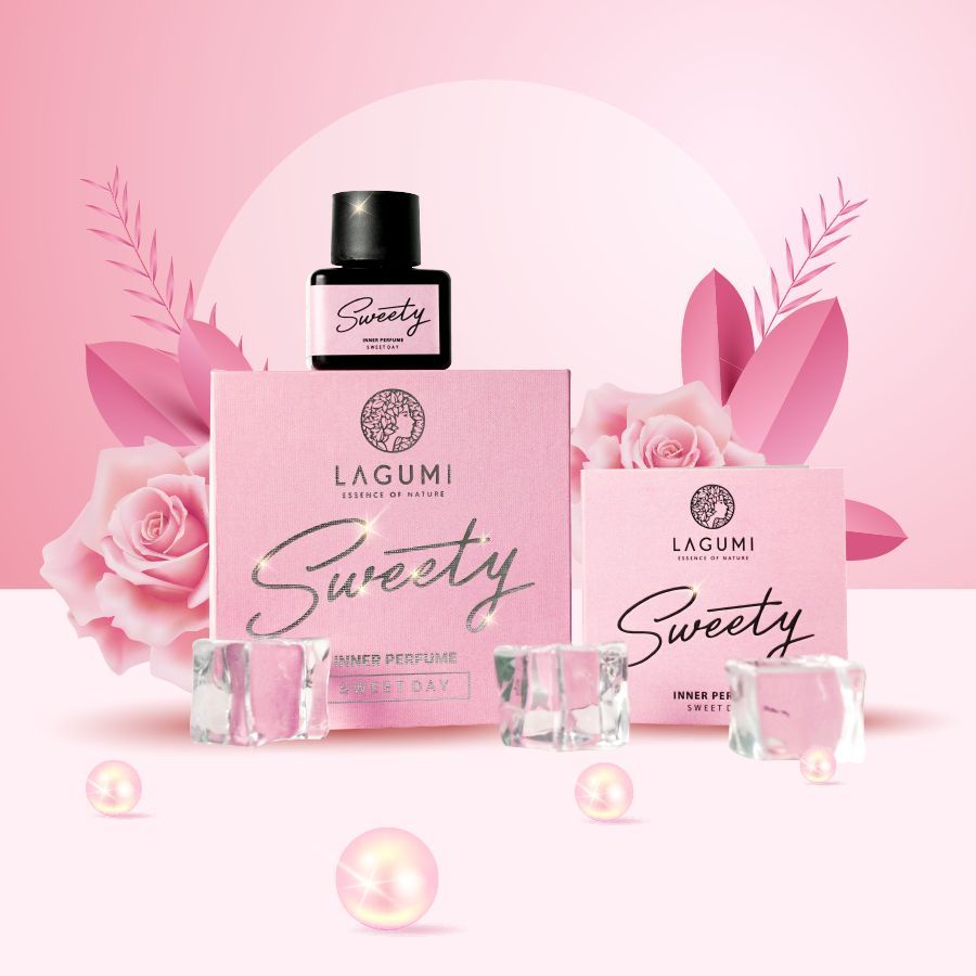 Set 2 Sample nước hoa phụ khoa Lagumi ngày và đêm khóa ẩm, lưu hương