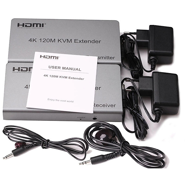 Bộ khuếch đại HDMI qua cáp mạng kéo dài 120m hỗ trợ full HD 1080P