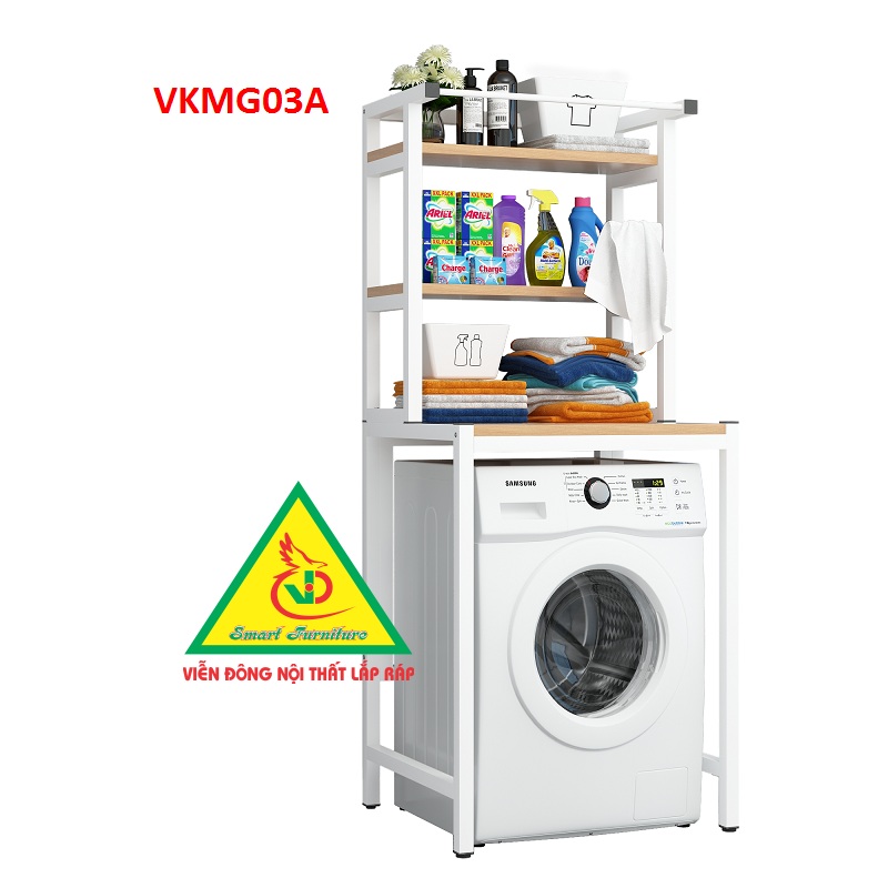 Kệ để máy giặt cửa trên - Nội thất lắp ráp Viendong Adv