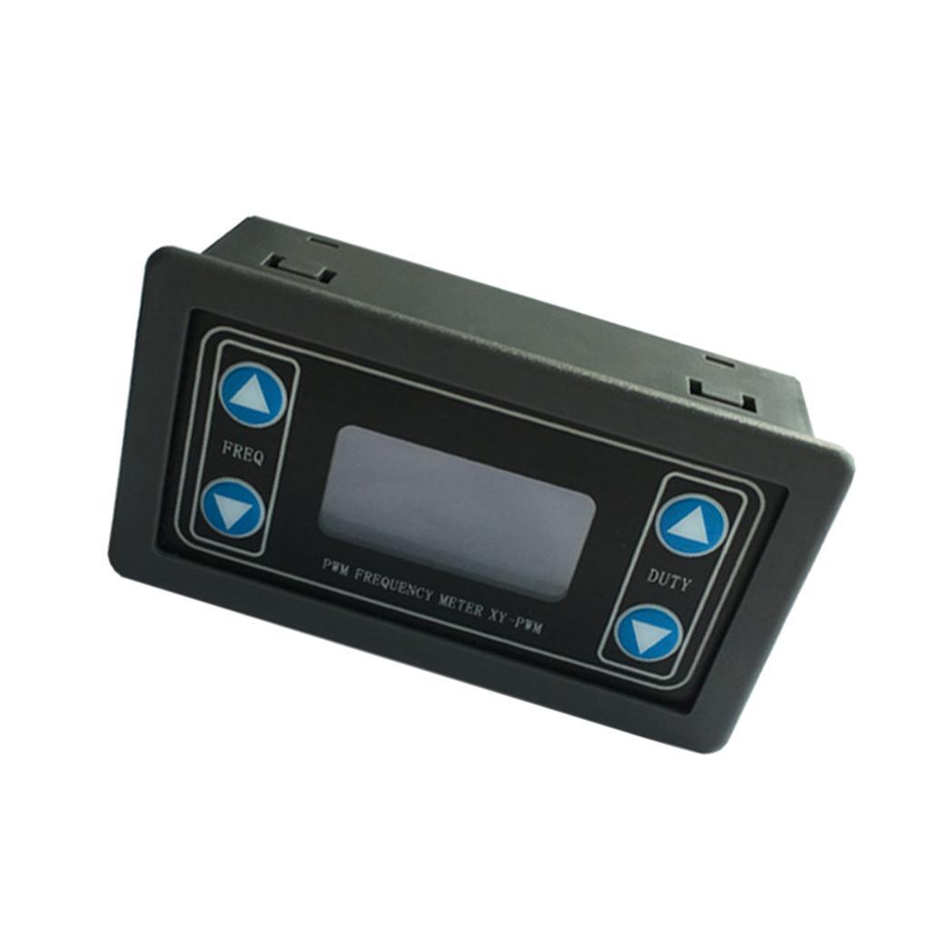 Signal Generator, DC 3.3-30V Function Generator 5-30mA LCD Display Adjustable PWM Pulse Frequency Duty Cycle Square Wave