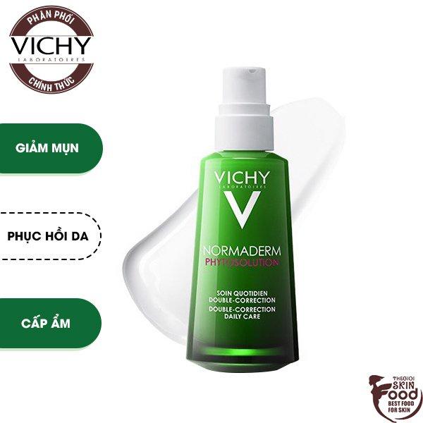 Kem Dưỡng Giảm Mụn, Phục Hồi Da Vichy Normaderm Phytosolution Double-Correction Daily Care 50ml