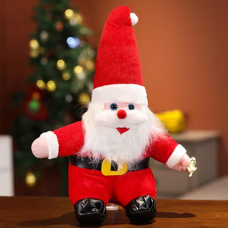 Gấu Bông Hình Ông Già Noel Đội Mũ 30cm