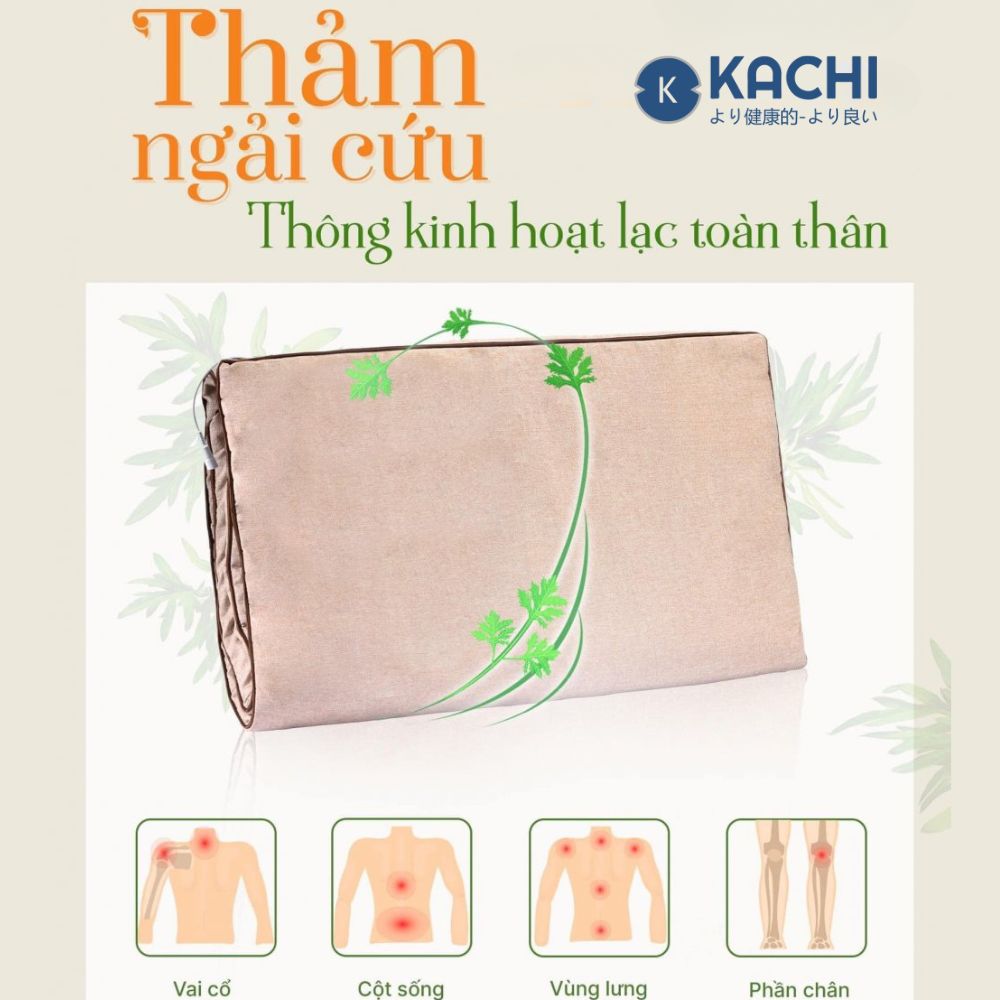 Thảm Điện Ngải Cứu Kachi MK421: Giải Pháp Trị Liệu Đông Y Toàn Diện Ngay Tại Nhà - hàng chính hãng