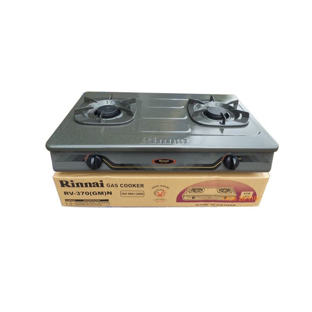 Bếp Gas Dương Đôi Rinnai RV-370N – Đen- Hãng chính hãng