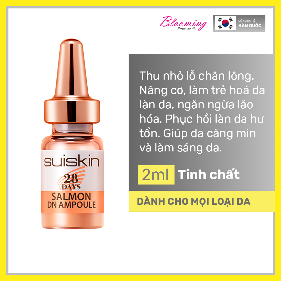 Tế bào gốc Suiskin 28 Days Salmon DN Ampoule 2ml/ống