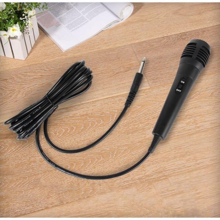 Micro Hát Karaoke Có Dây Giá Rẻ Dụng Cho Tất Cả Các Loa Như P88, P89, 996, 669, 802 - Micro Có Dây