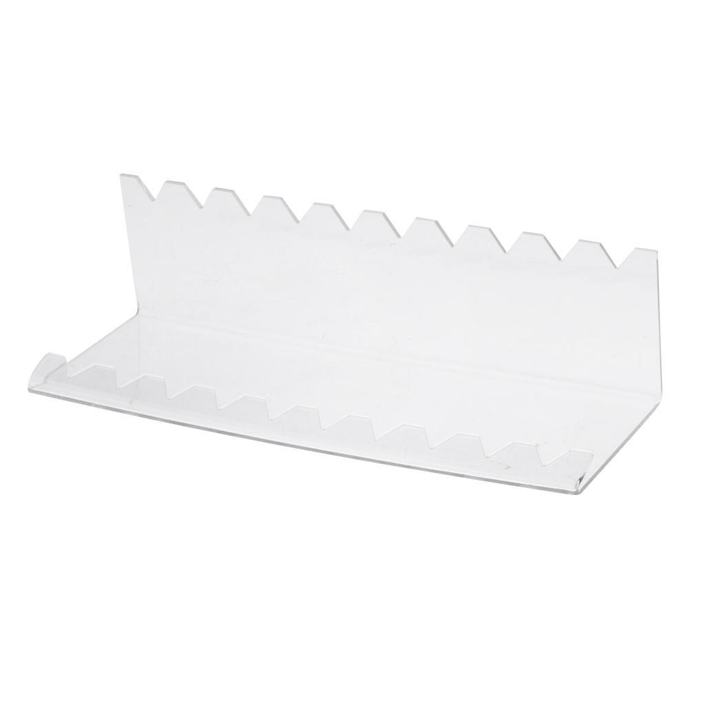 Clear Makeup Brush Eyeshadow Brow Pencil Pen Display Stand Organizer Holder