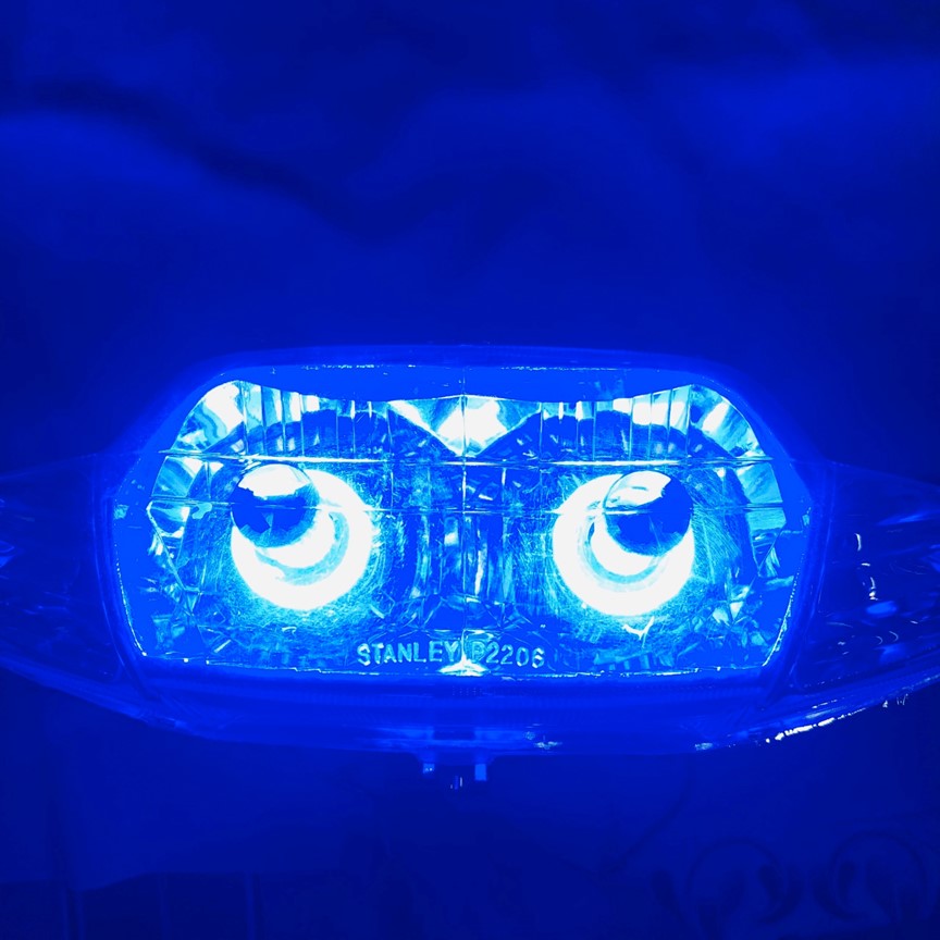 Đầu Đèn Wave 2002 gắn đèn LED H4