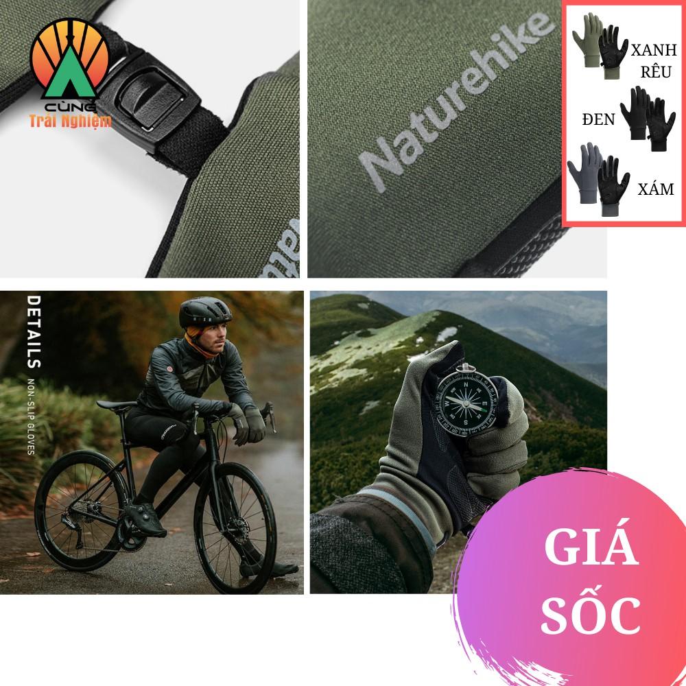 Găng Tay Giữ Ấm Cảm Ứng Chống Trơn Trượt Naturehike Dành Cho Dã Ngoại Hoạt Động Ngoài Trời NH20FS032