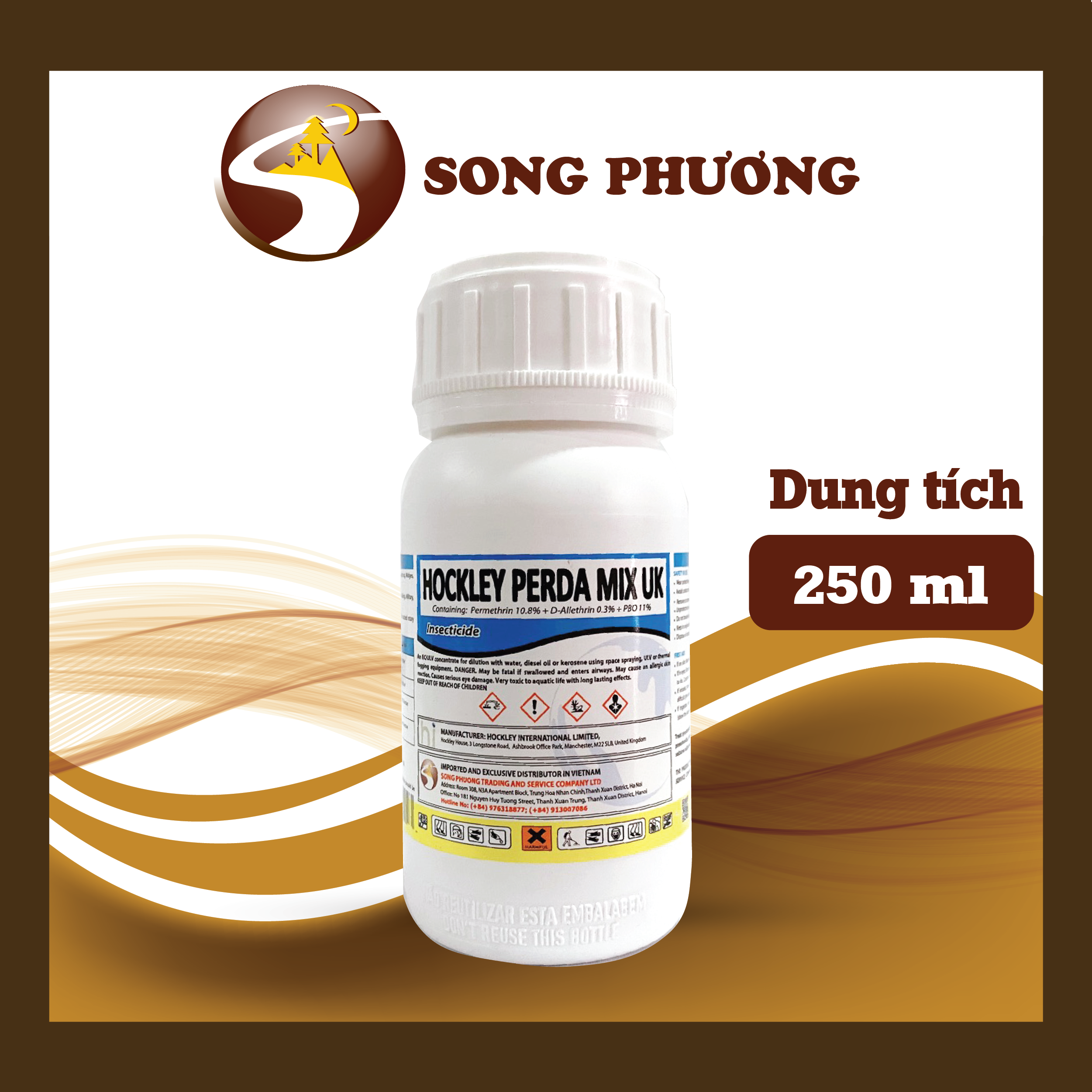 Hockley Perda Mix Diệt côn trùng loại 250 ml