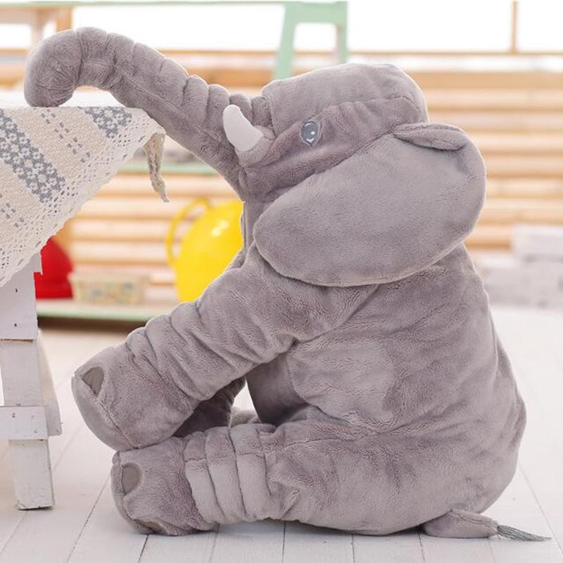Hoạt Hình 40Cm Lớn Sang Trọng Tai Voi Đồ Chơi Trẻ Em Ngủ Đệm Lưng Nhồi Bông Gối Búp Bê Bé Món Quà Sinh Nhật Cho