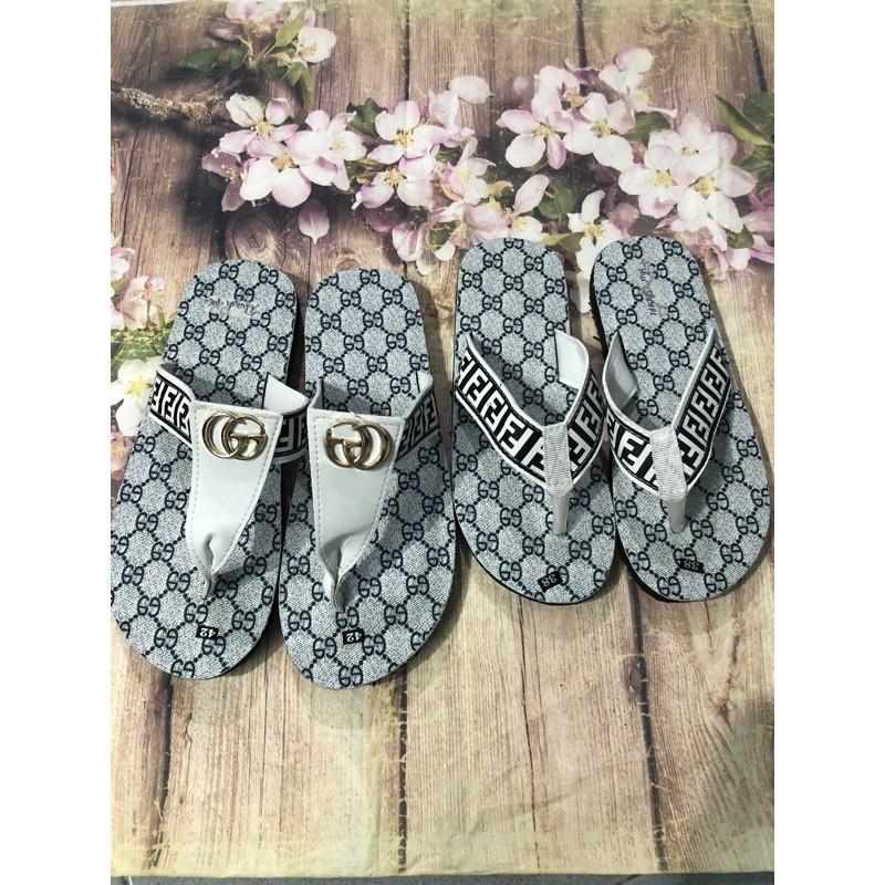 dép cặp nam nữ sandal đồng nai ( đế xanh gg quai F ) size từ 35 nữ đến 42 nam size khác ib chọn thêm