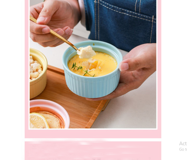 Bát nướng bánh bằng sứ