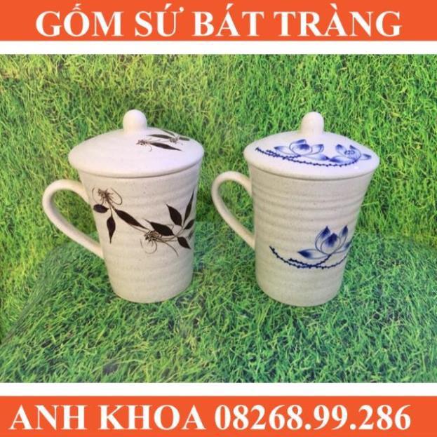 Cốc dáng cao 450ml - Gốm sứ Bát Tràng Anh Khoa