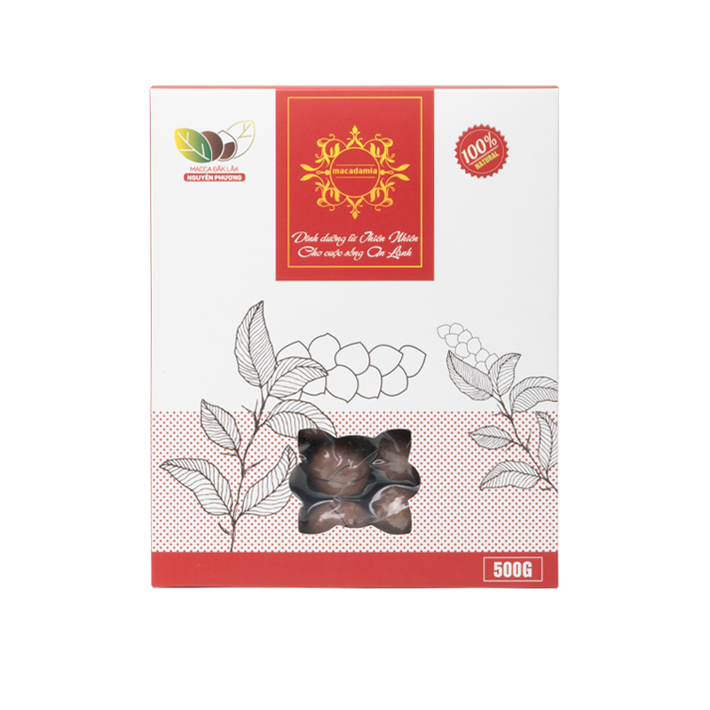 Hạt Macca Damaca Nguyên Phương 500gr - Loại 1 (size hạt&gt;27mm)