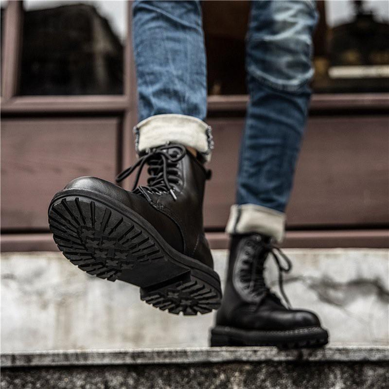 Giày Boot Nam Cao Cấp Giày Boots Black Panther