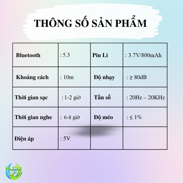 Tai Nghe Đeo Cổ Kiểu Dáng Nhét Tai Huqu G68 - Tai Nghe Bluetooth Thể Thao Năng Động, Đèn Led Hiển Thị Dung Lượng Pin - Hàng Chính Hãng