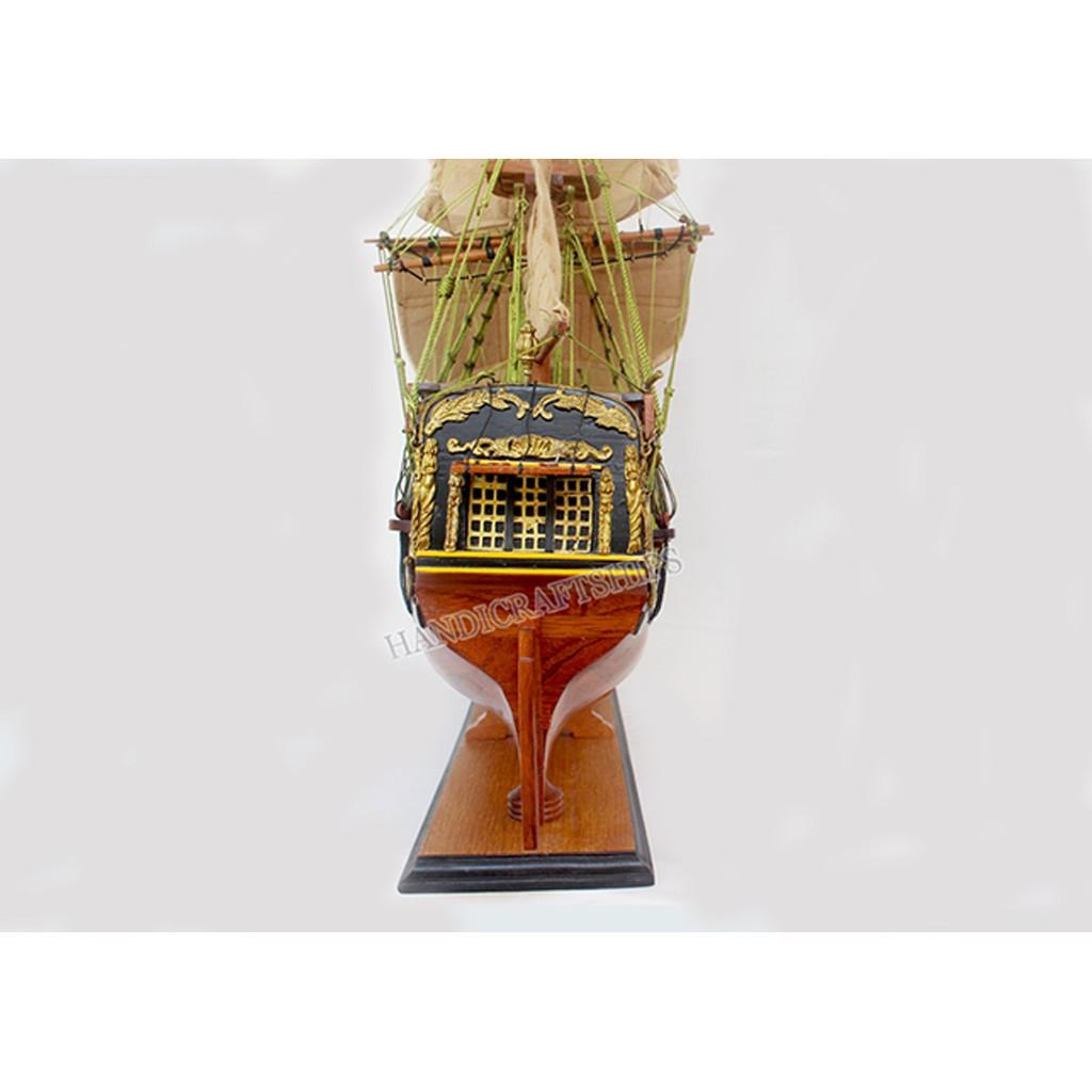 Mô hình thuyền gỗ trang trí HMS Endeavour 110cm