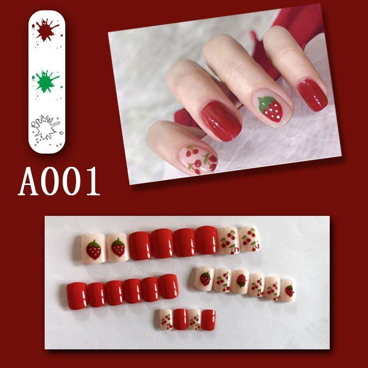 Móng tay giả, bộ 24 nail giả kiểu dáng thời trang phong cách MG11