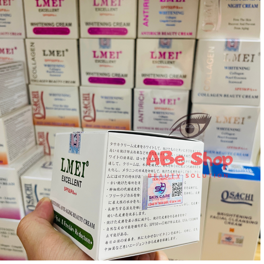 KEM LMEI XANH - LMEI WHITENING ANTI-AGING BEAUTY CREAM 20G