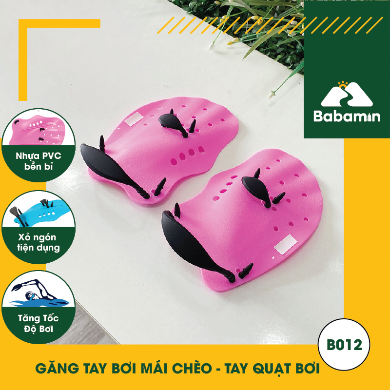 Tay Bơi Mái Chèo Đeo Tay – Găng Tay Bơi – Tay Quạt Bơi Siêu Tốc – B012