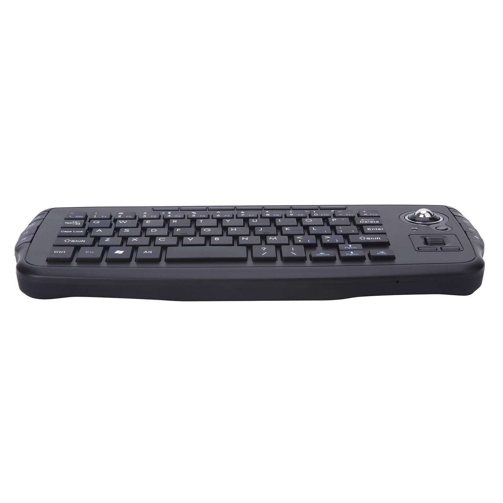 Portable Mini Keyboard and Trackball Mouse .4GHz for PC Laptop