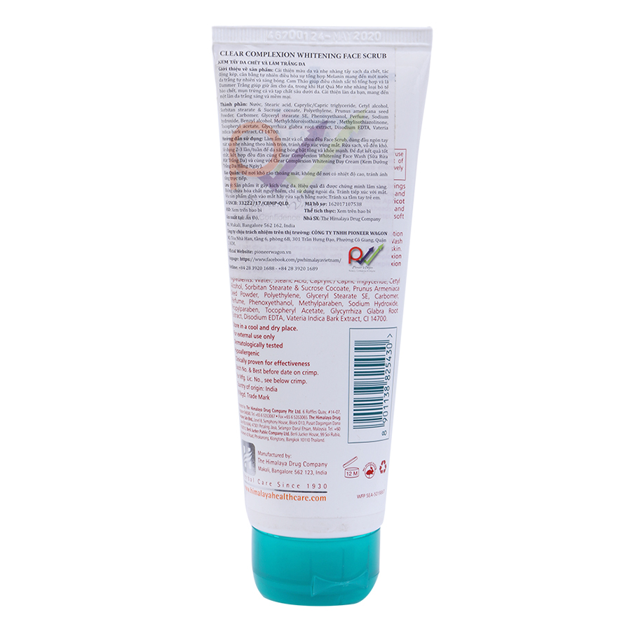 Kem Tẩy Da Chết Và Làm Trắng Da Himalaya Herbals