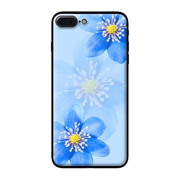 Ốp in cho iPhone 7 Plus Hoa Lan Xanh - Hàng chính hãng