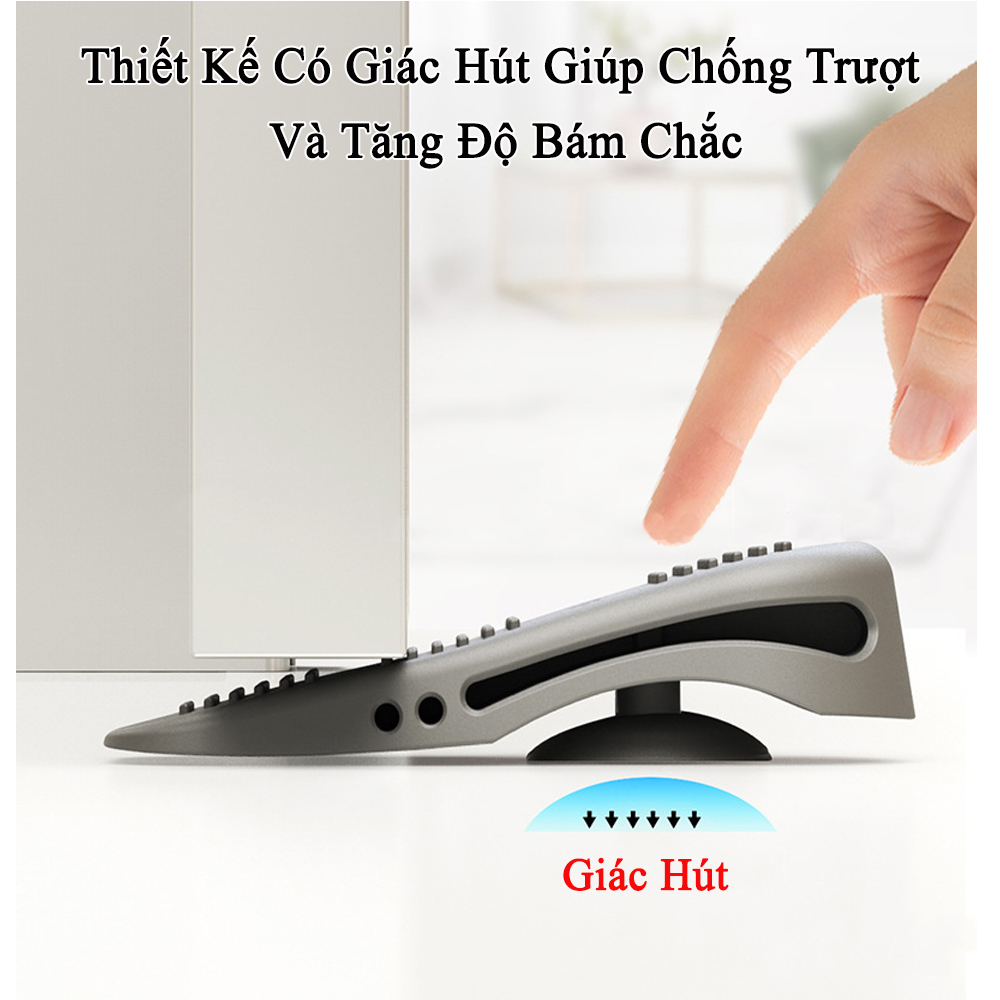 Miếng Chặn Cửa Có Giác Hút KUNBE Chất Liệu Cao Su Chống Va Đập