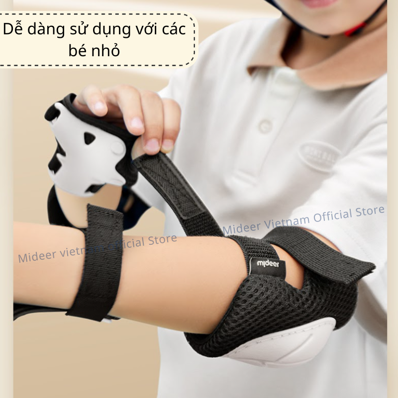 Đồ bảo hộ tay chân kèm mũ Mideer Protective Clothing Bike, đồ chơi vận động cho bé