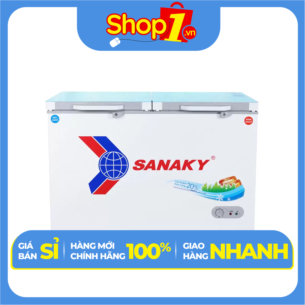 TỦ ĐÔNG SANAKY 305 LÍT VH-4099A2KD ĐỒNG   - HÀNG CHÍNH HÃNG