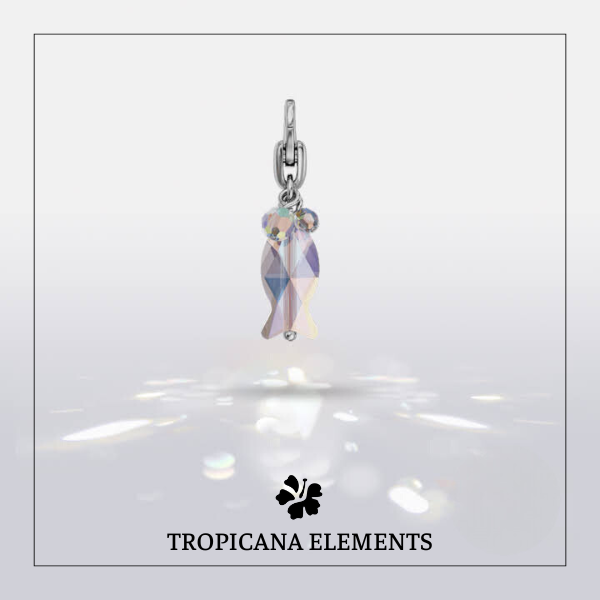 Vòng Tay Tropicana Phối Charm Swarovski Cá Ngũ Sắc