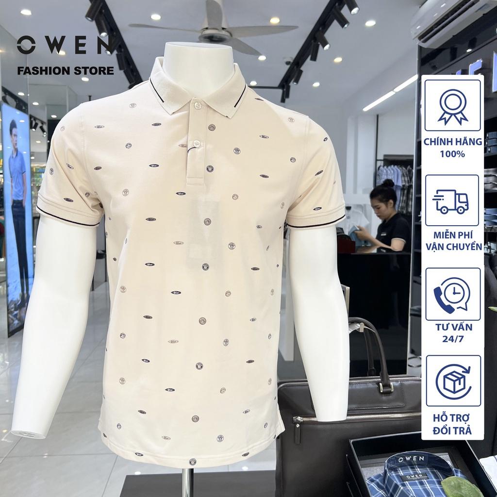 Áo Polo nam Owen cao cấp mát lạnh thấm hút mồ hôi APV231367