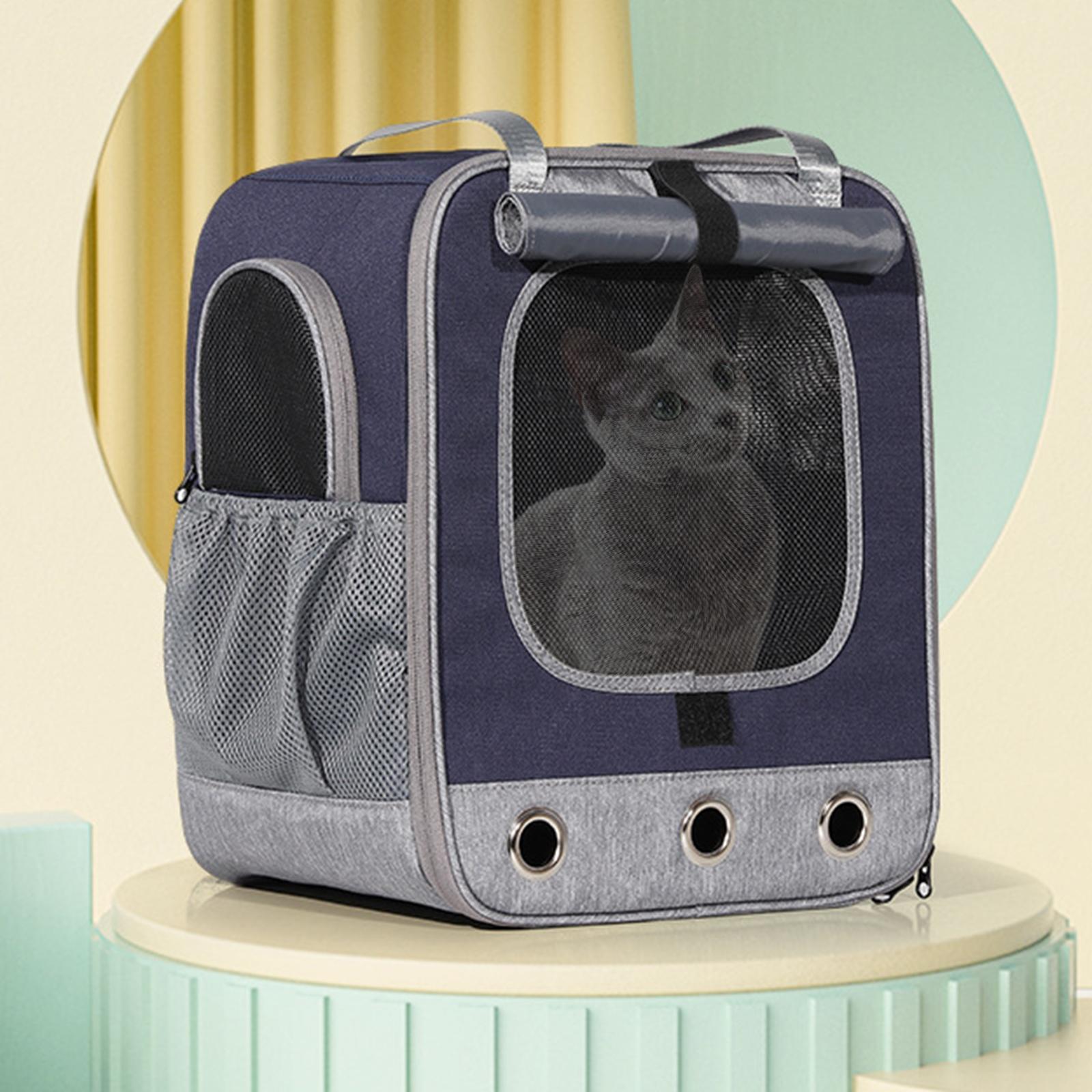 Comfortable Pet  Carrier Backpack Breathable for  Outdoor Use