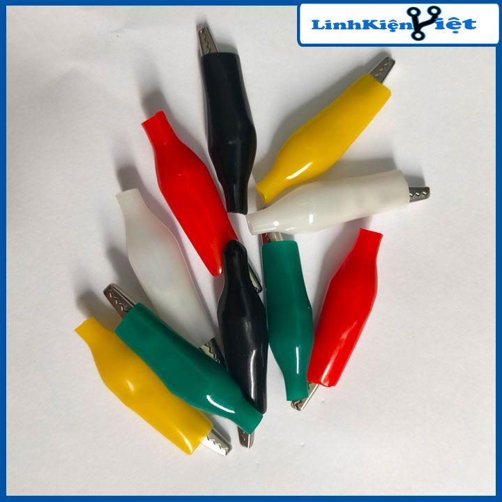 Kẹp cá sấu 3.5mm 5 màu lựa chọn