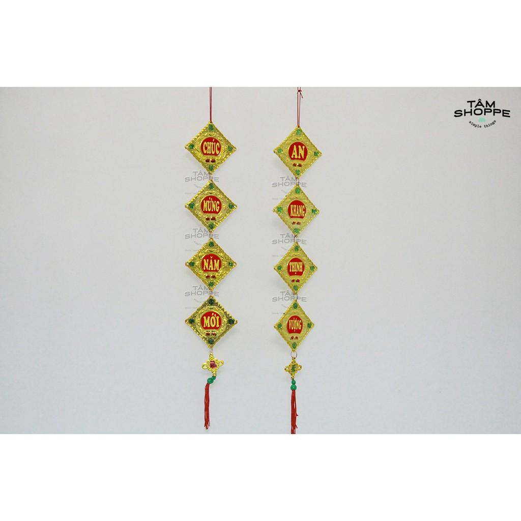 Dây vuông treo tết số 27 60cm