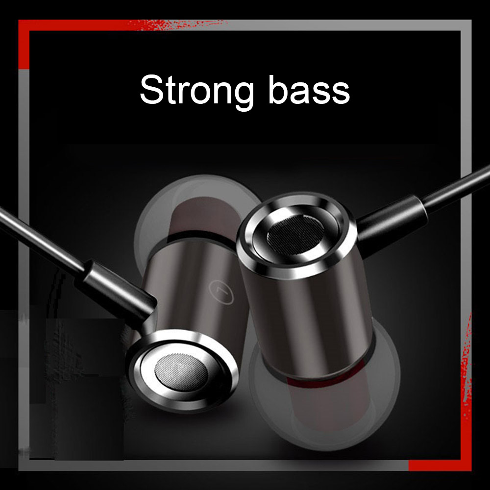 Tai Nghe Nhét Tai Có Dây 3.5mm Từ Tính Có Micrô