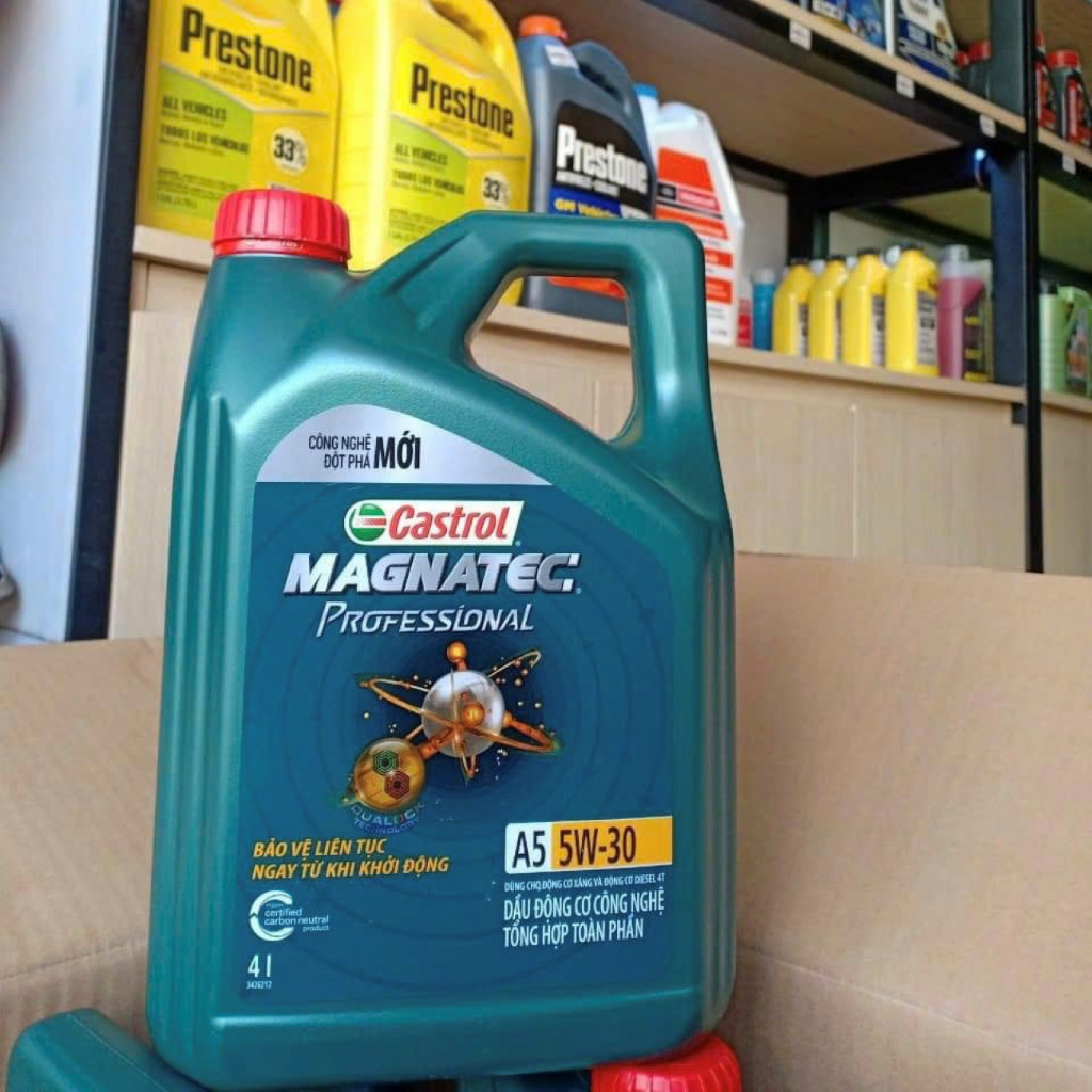 Nhớt ô tô Castrol Magnatec Professional A5 5W30 can 4Lit