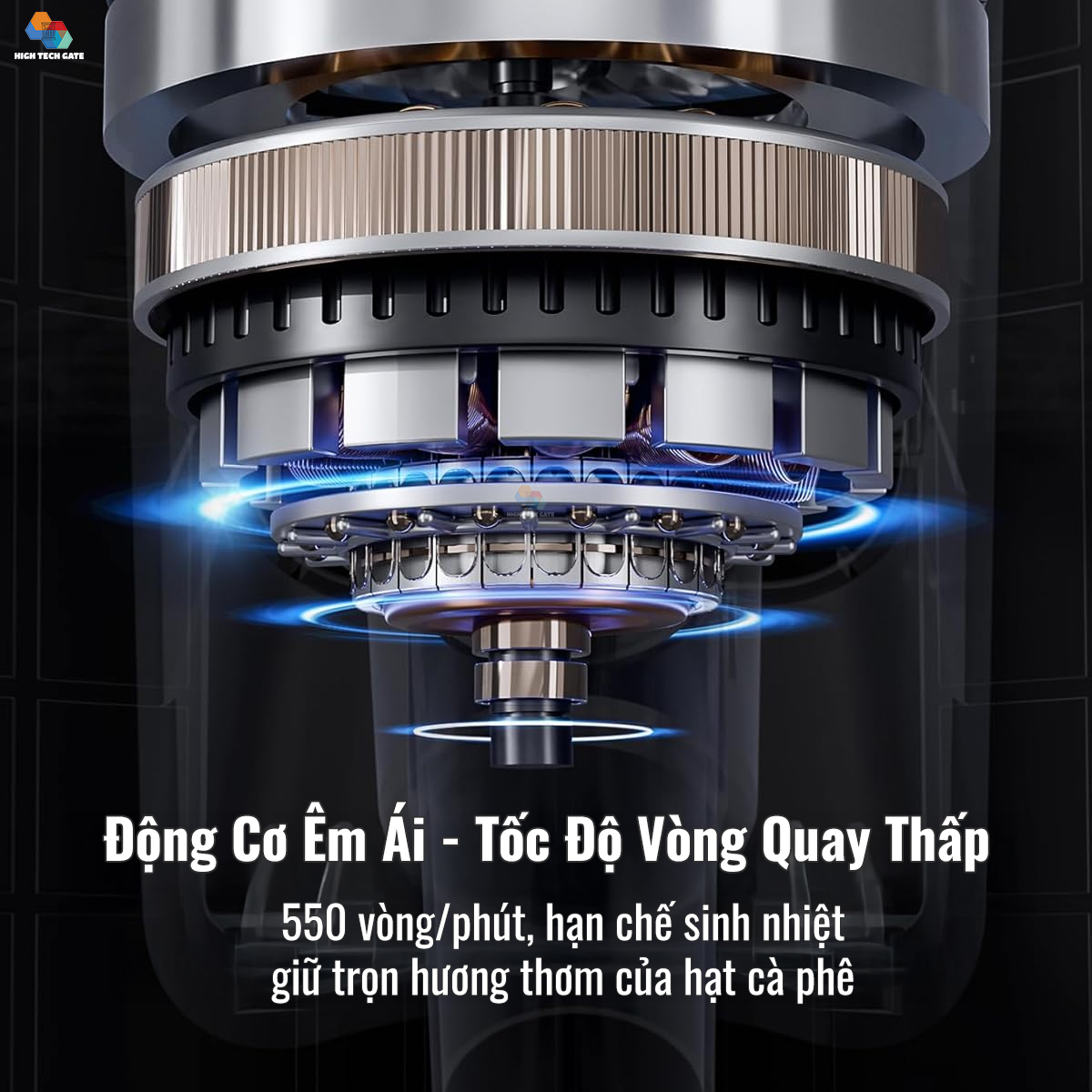 Máy Xay Cà Phê G9A Tự Động 2 Lập Trình, 100 Cấp Xay Cực Mịn, Thương Mại Chuyên Nghiệp, Bản Nâng Cấp, hàng chính hãng
