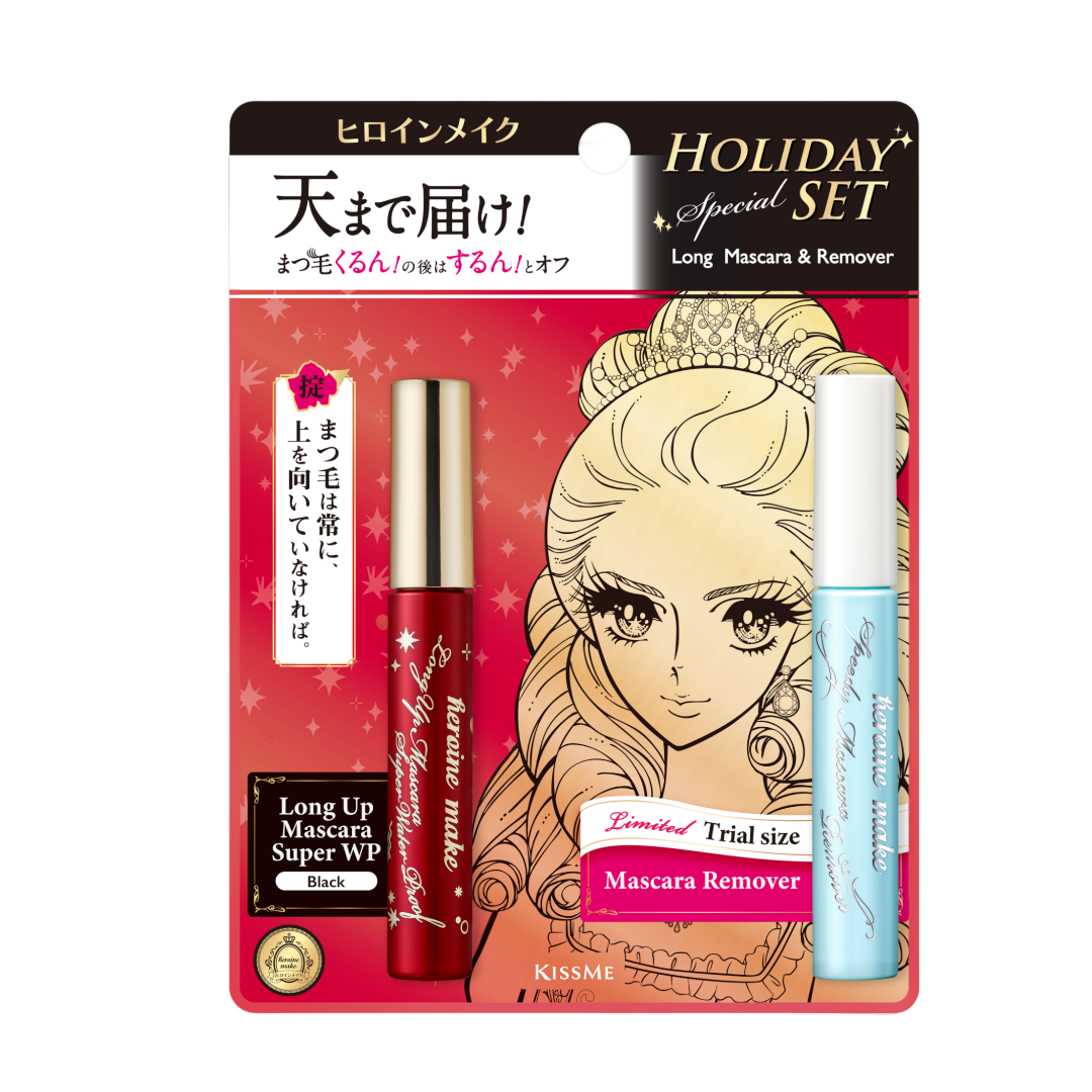 [Bản giới hạn ] Set Mascara Chuốt Dài Mi Và Mascara Tẩy Trang Mi Kissme Heroine (2 cây )