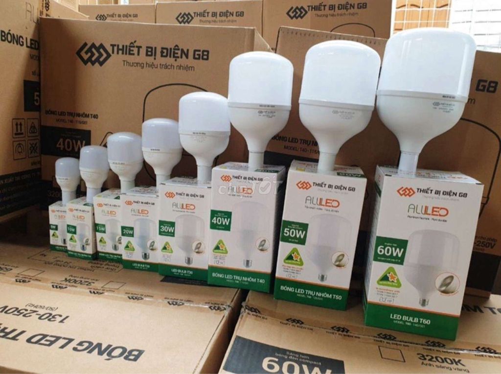 Bóng đèn Led trụ 5W-10W-15W-20W-30W-40W siêu sáng, tiết kiệm điện ph002
