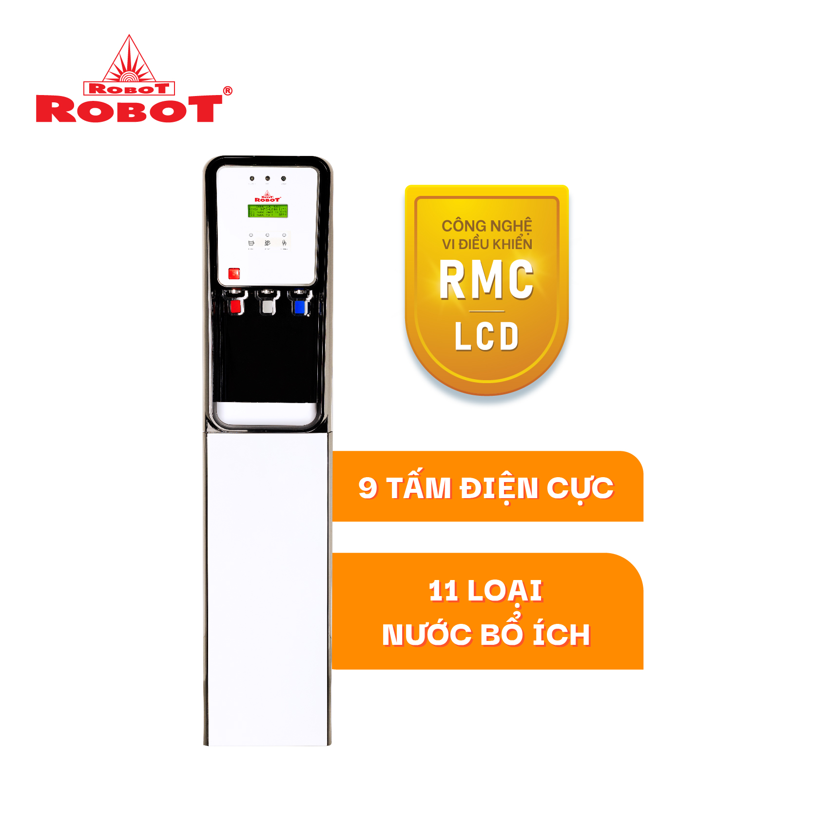 Máy lọc nước điện giải nóng nguội lạnh  Robot UHC-6911 - Hàng chính hãng