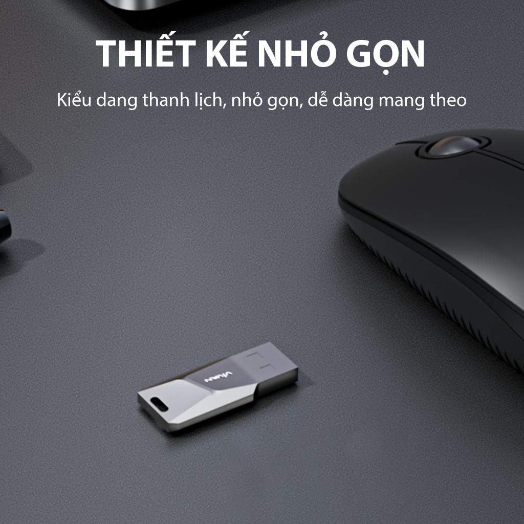 Thiết Bị Lưu Trữ USB 3.0 16GB/32GB VIVAN VMF516/VMF532 Chất Liệu Kim Loại Cao Cấp - Hàng Chính Hãng