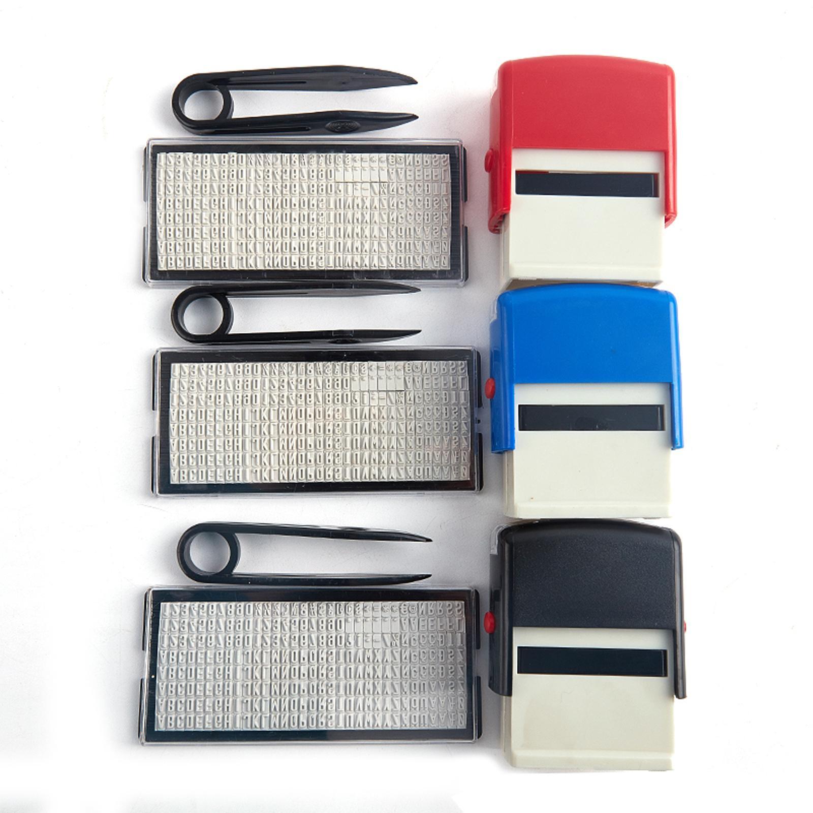 Compact Personalised  Stamp Set DIY Stamp Set for Hobby Teachers School
