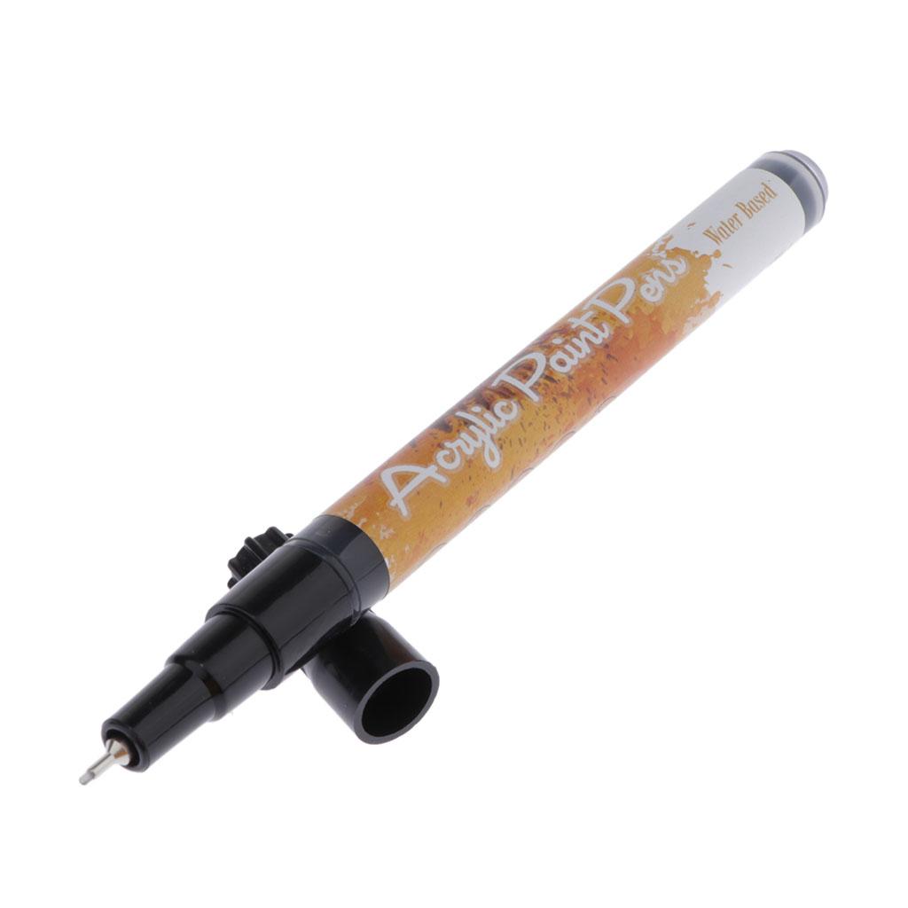 Mực Đen Sơn Acrylic Dấu Nghệ Thuật Thường Trực Tranh Đá Mỹ Bút Đánh Dấu