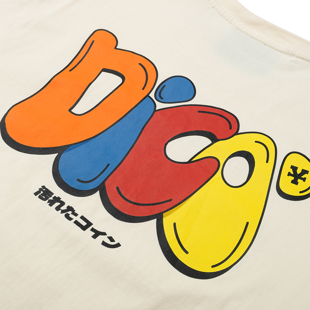Áo Thun DirtyCoins Dico Multicolor Typo T-shirt - Cream