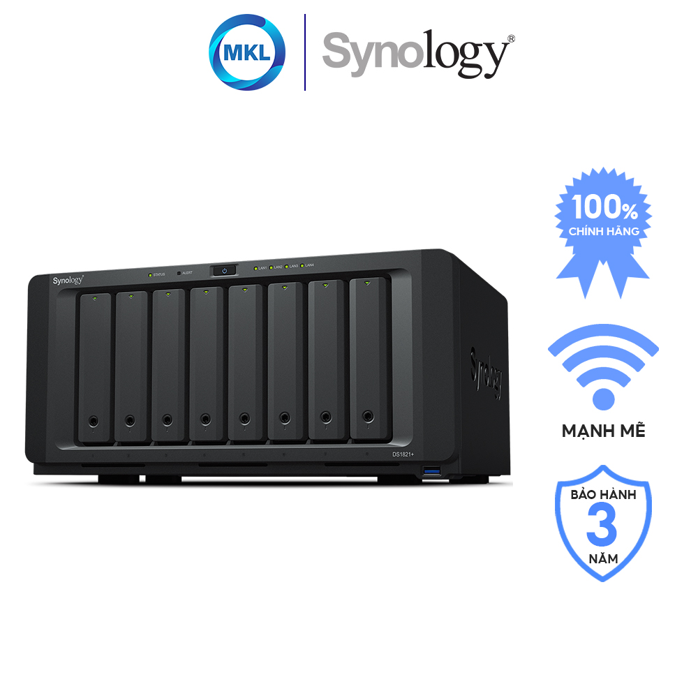 Thiết Bị Lưu Trữ Synology DiskStation DS1621+ Hàng Chính Hãng