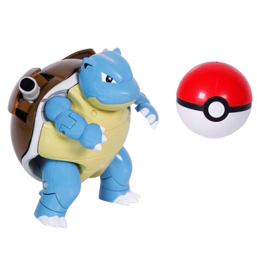 Đồ Chơi Bóng Pokemon Biến Hình - Quái Thú Rùa Blastoise - Pokemon Toys ZC8904E