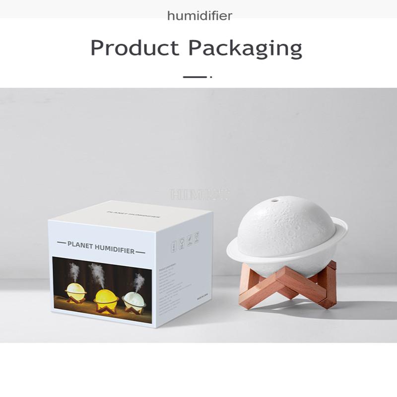 Hành Tinh Máy Tạo Độ Ẩm Không Khí 200Ml USB Siêu Âm Khuếch Tán Hương Thơm Có Đèn LED Ấm Đèn Cho Nhà Máy Tính Để Bàn Mini Phun Sương Tạo Phun Sương Tạo Ẩm Hình Ếch Con