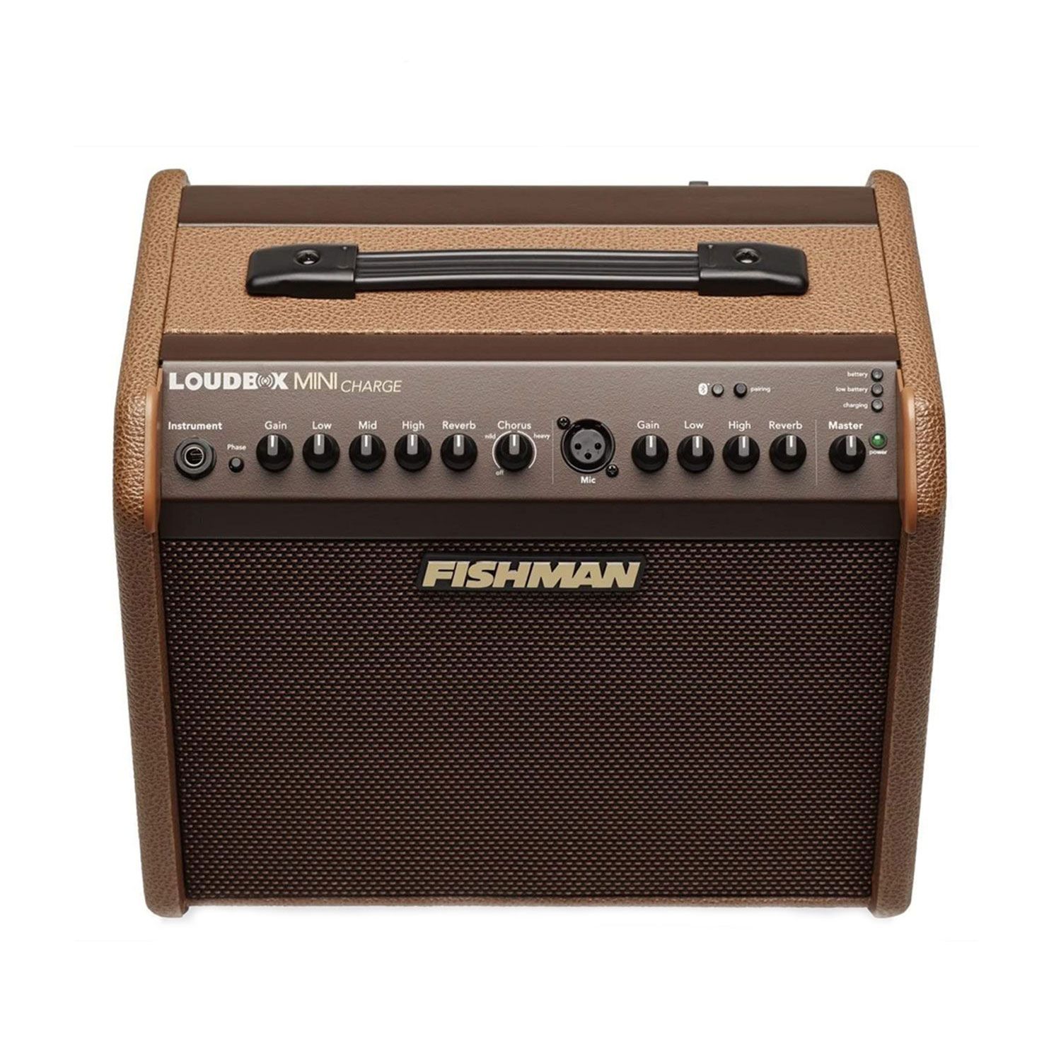 [Pin Sạc, Bluetooth] Fishman Loudbox Mini Charge 60W Battery Powered Guitar Amplifier - Ampli cho Đàn Guitar &amp; Nhạc cụ mộc Acoustic - Kèm Móng Gẩy DreamMaker